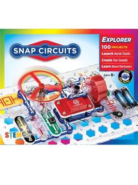 NIB Snap Circuits Jr. SC-100 Electronics Exploration Kit, Over 100 Projects